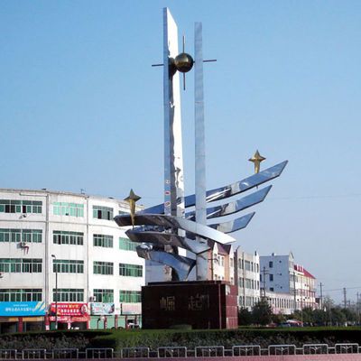 不锈钢崛起  商场景观雕塑