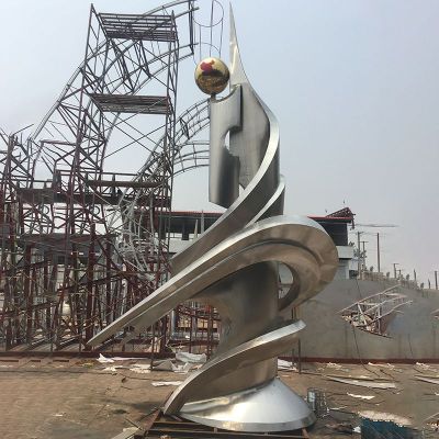 不锈钢崛起雕塑  广场不锈钢雕塑