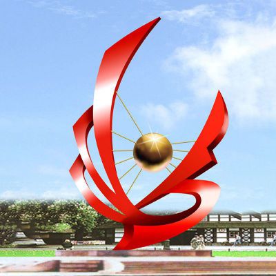 不锈钢雕塑理想之梦 大型广场不锈钢雕塑