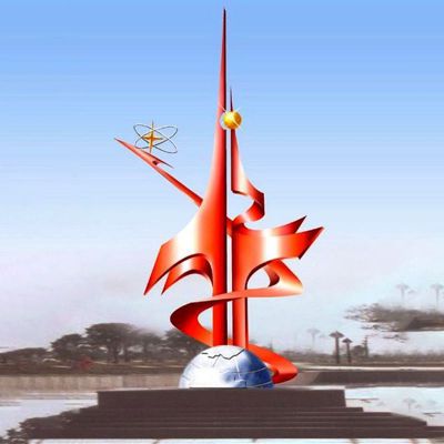 不锈钢放飞理想  不锈钢企业抽象雕塑