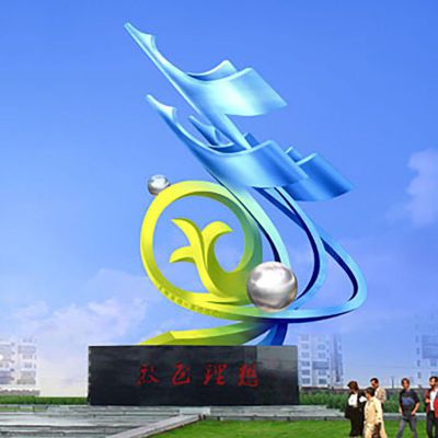 不锈钢放飞理想雕塑 广场放飞理想不锈钢雕塑