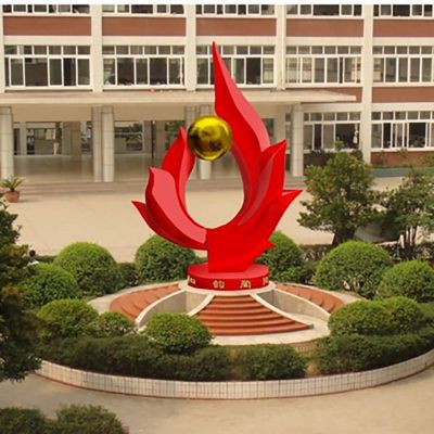 不锈钢梦想摇篮雕塑  不锈钢学校雕塑