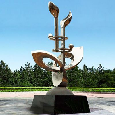 不锈钢火焰  广场景观雕塑