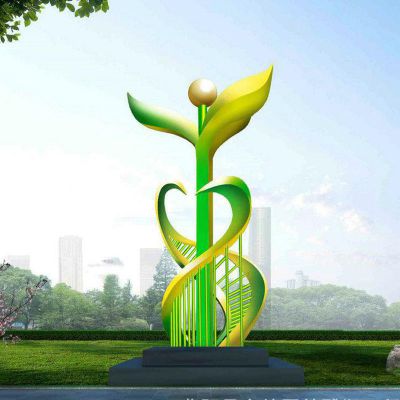 萌芽雕塑  校园景观雕塑