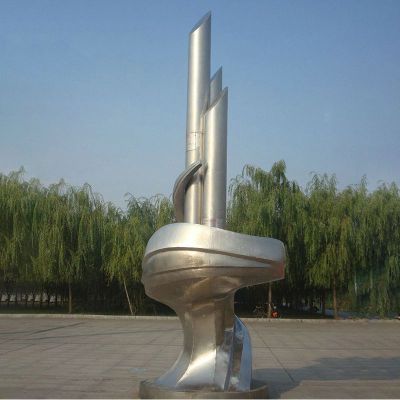 不锈钢升华抽象 广场景观雕塑