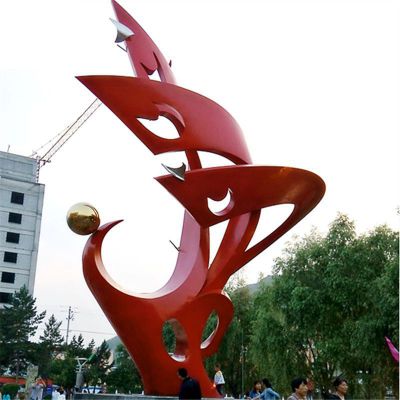 不锈钢升华抽象雕塑   广场景观 雕塑