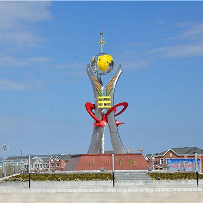 不锈钢雕塑收获景观雕塑