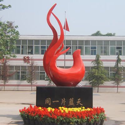 不锈钢同一片蓝天雕塑  广场同一片蓝天不锈钢雕塑