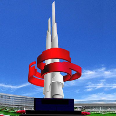 不锈钢团结奋进雕塑城市不锈钢