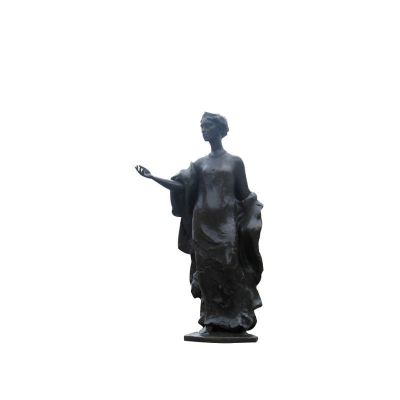 青石西方美女   石雕广场人物雕塑