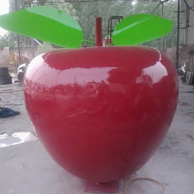 不锈钢苹果雕塑城市苹果景观