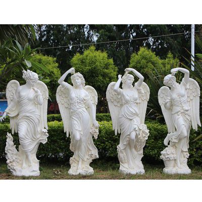 大理寺天使美女  石雕小区景观雕塑