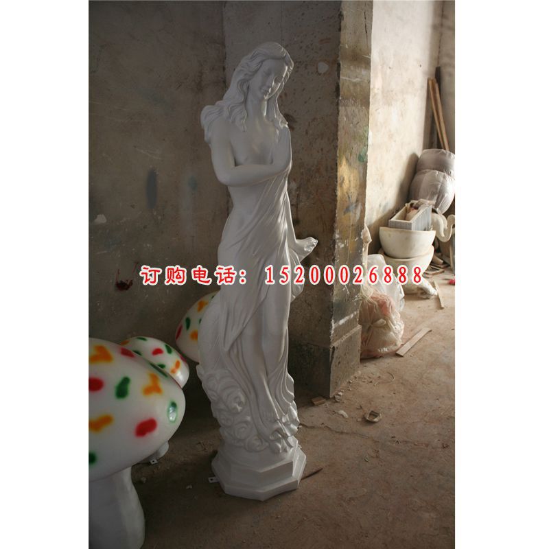 大理石西方美女  石雕广场人物雕塑 (3)