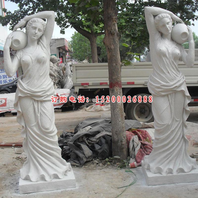 欧式女人石雕，欧式雕塑