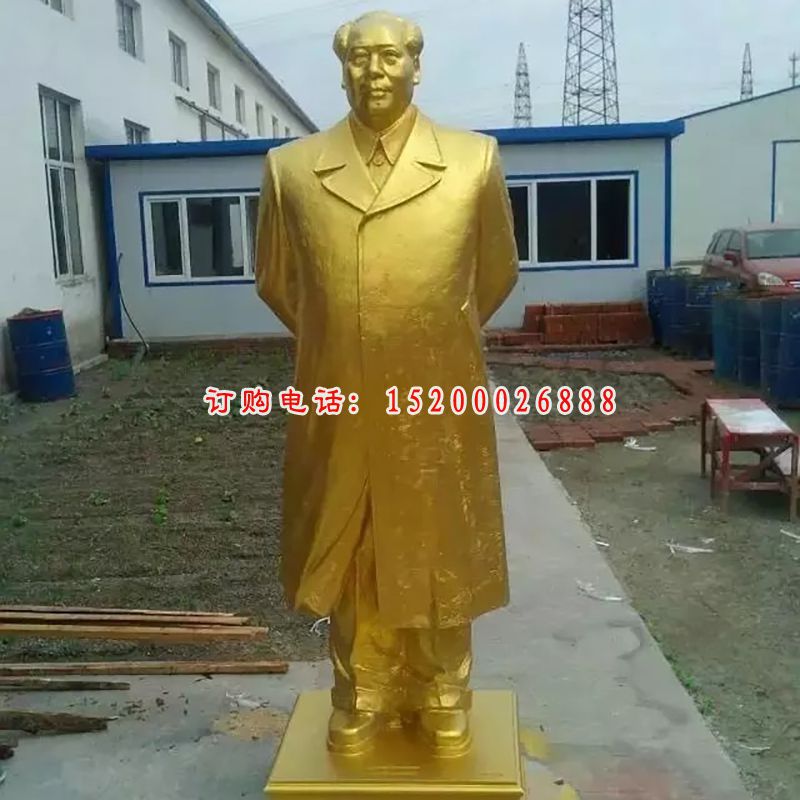 伟人铜雕，毛主席人物铜雕 (2)