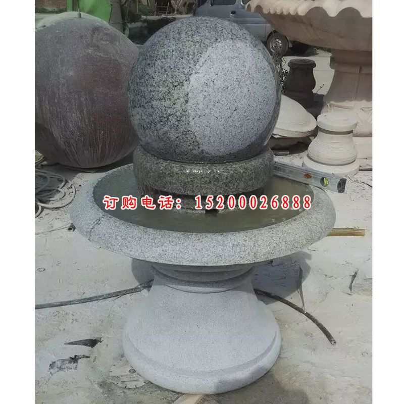 风水球石雕，大理石风水球 (3)