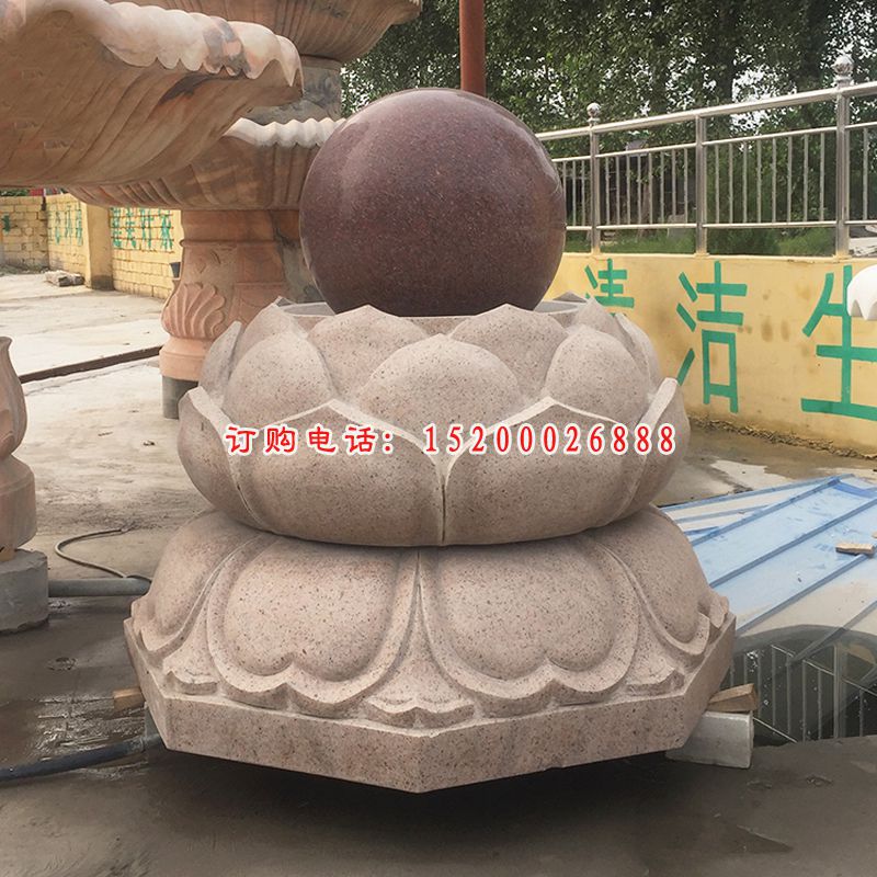 风水球石雕，公园景观石雕