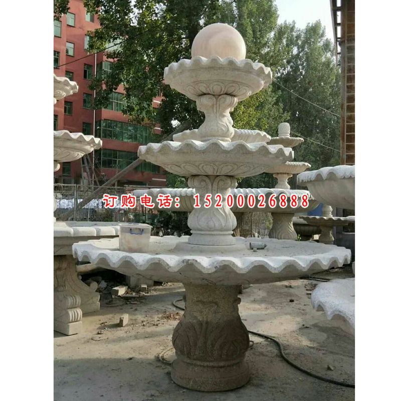 大理石风水球  石雕小区景观雕塑 (2)