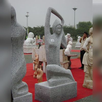 抽象人物石雕，公园人物石雕