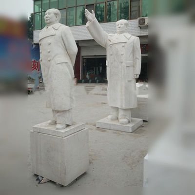 毛主席石雕，汉白玉伟人雕塑 
