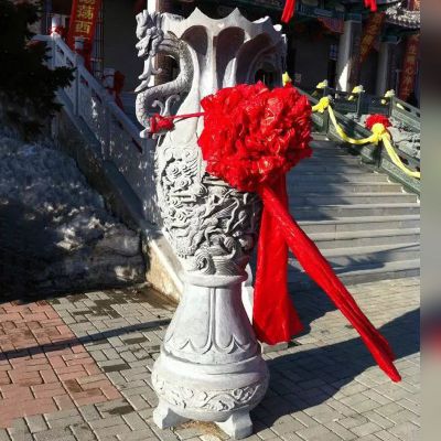 花瓶石雕，大理石景观石雕