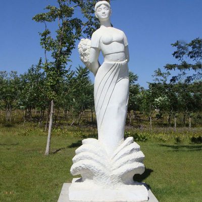 大理石古代美女   石雕公园人物雕塑