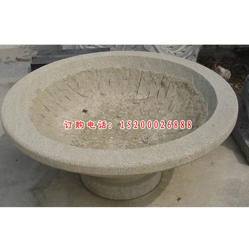 石花盆，石花钵，别墅石花盆 (5)