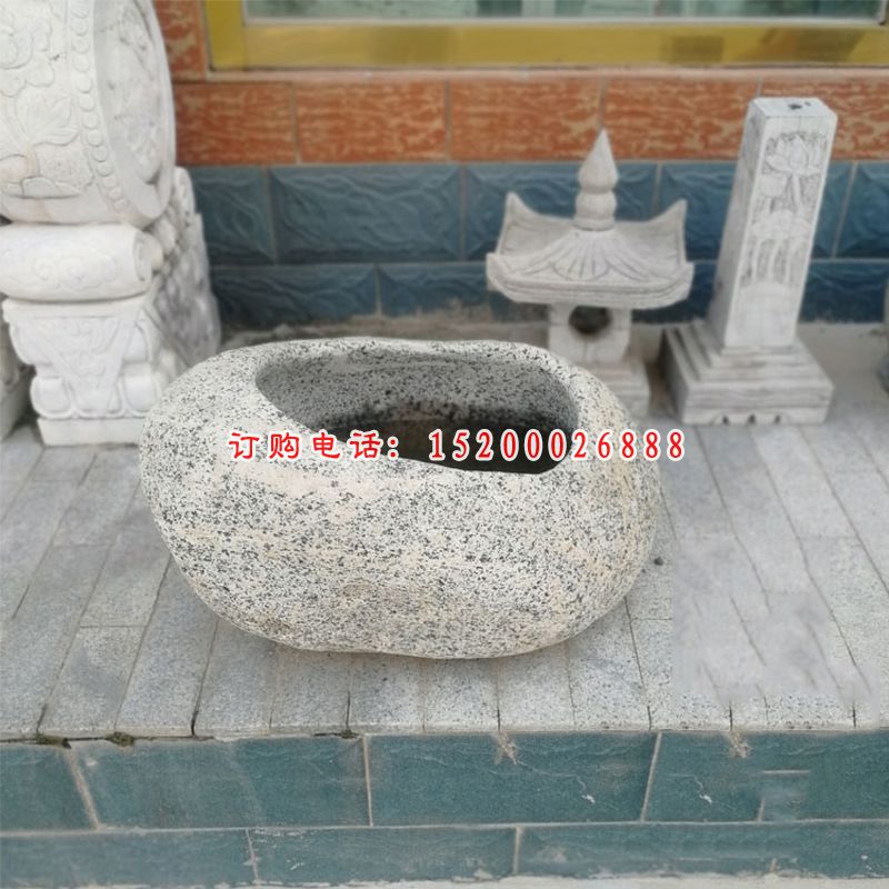 大理石花开富贵    石雕广场景观雕塑 (1)