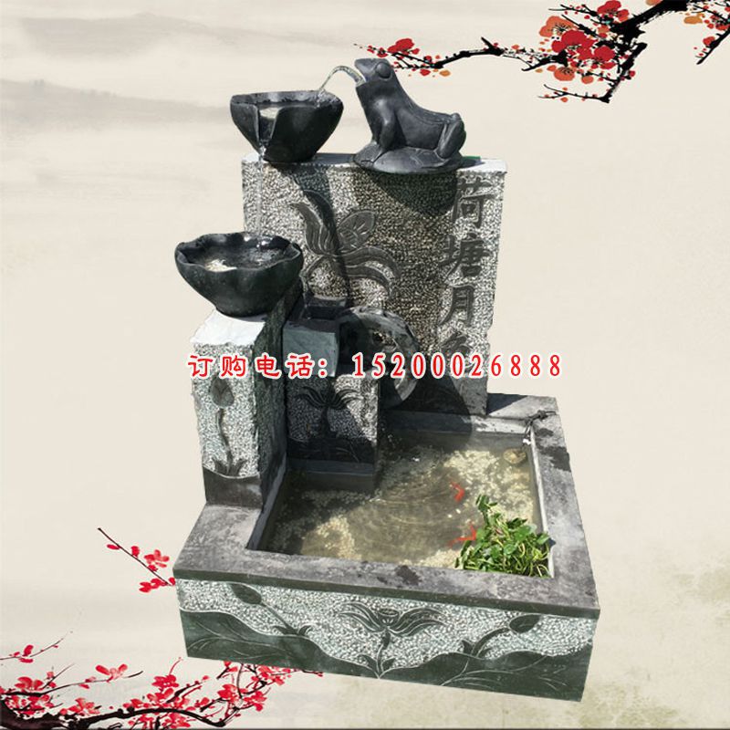 大理石水池  石雕公园景观雕塑