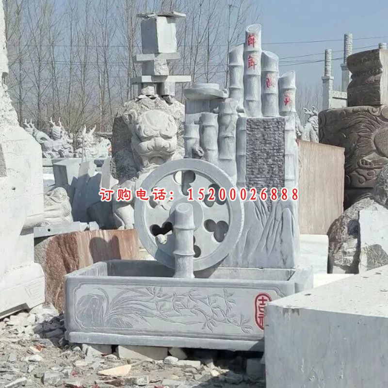 年年高升石雕，大理石景观雕塑