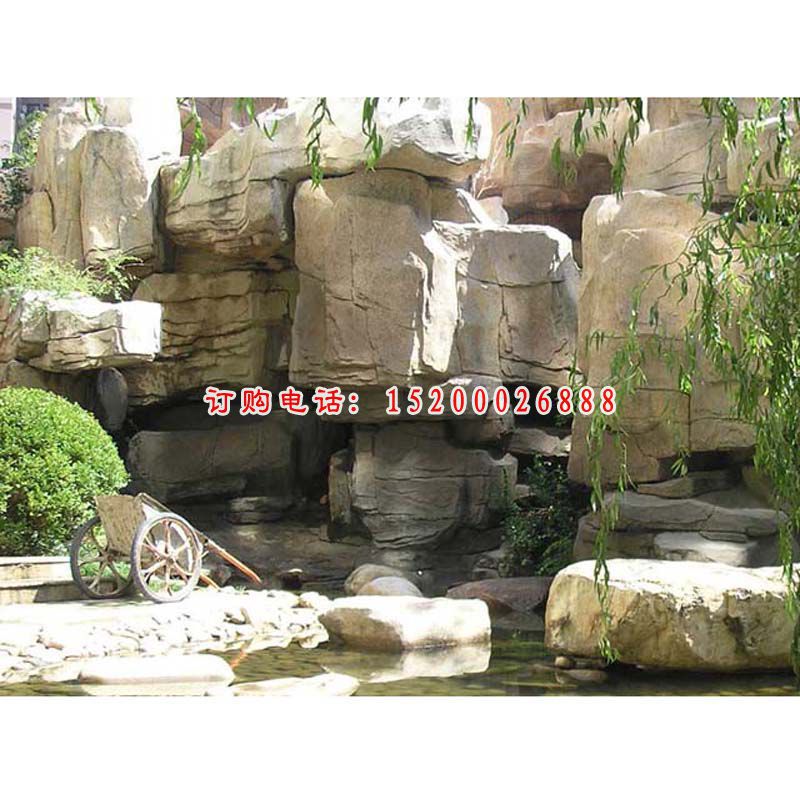 景观石雕，公园假山石雕塑 (3)