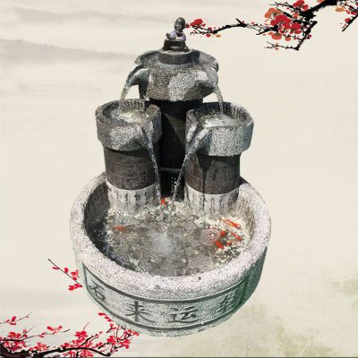 庭院景观石雕，时来运转雕塑