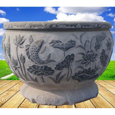 大理石麦穗水钢    石雕庭院景观摆件
