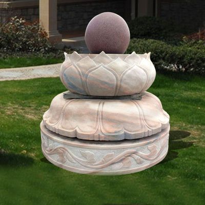 大理石风水球  石雕小区景观雕塑 