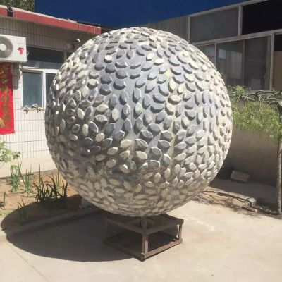 石雕圆球雕塑，大理石圆球雕塑
