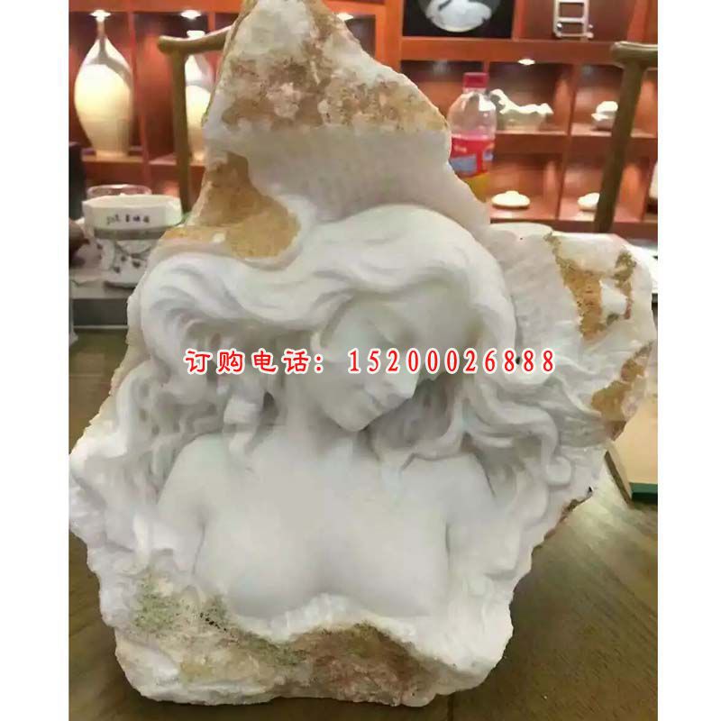 人物石雕，美女石雕 (2)