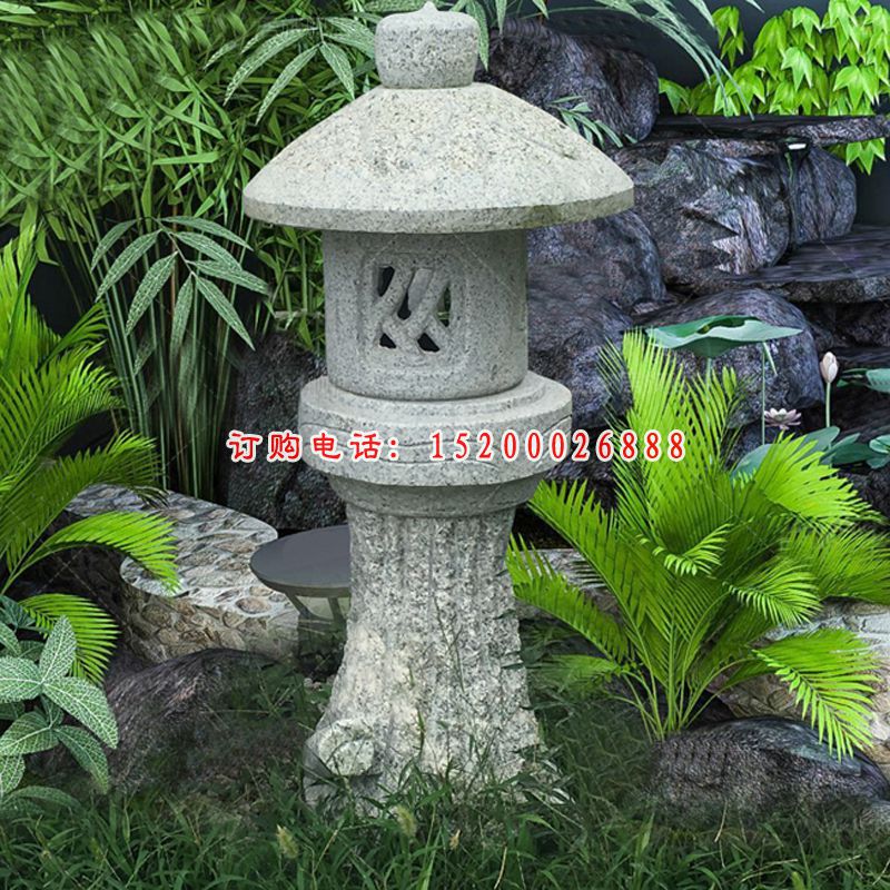 大理石灯，园林景观摆件