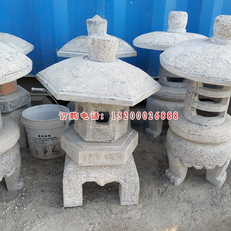 大理石灯，小区石灯 (2)