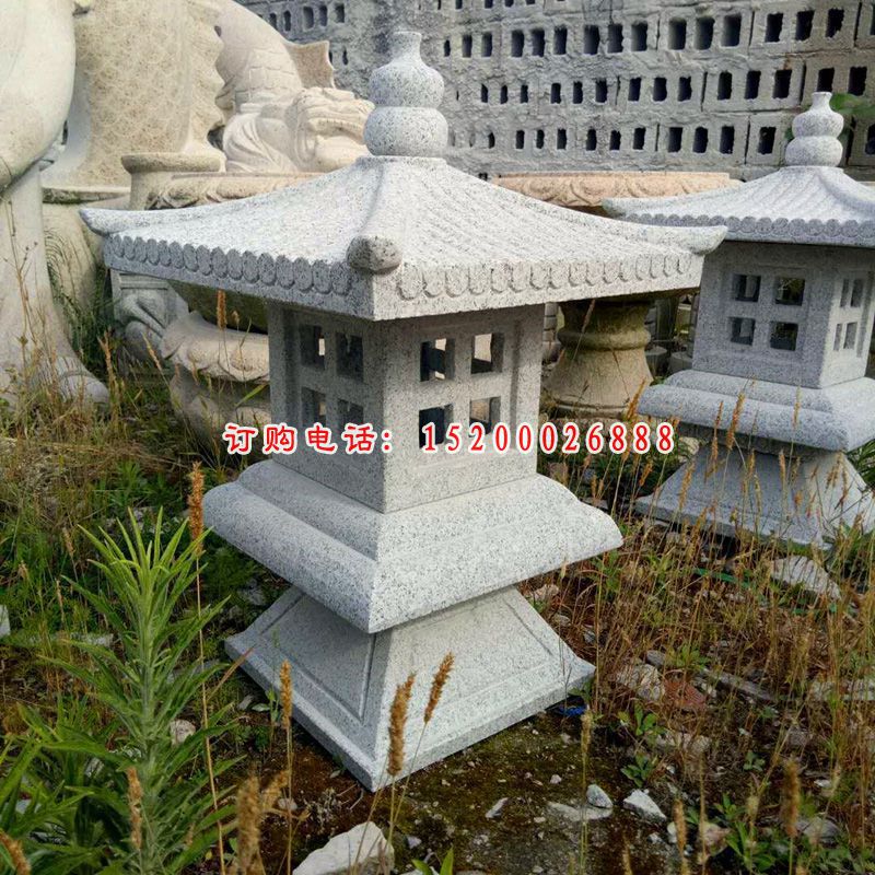大理石古代宫灯  公园石灯