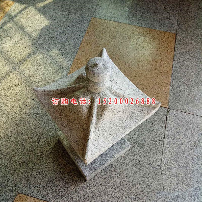 大理石古代宫灯 公园石灯 (6)