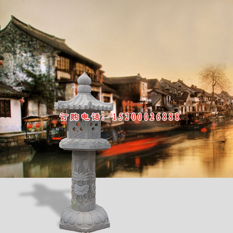 仿古石灯，落地石灯
