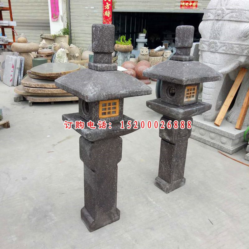 仿古石雕灯 庭院石灯