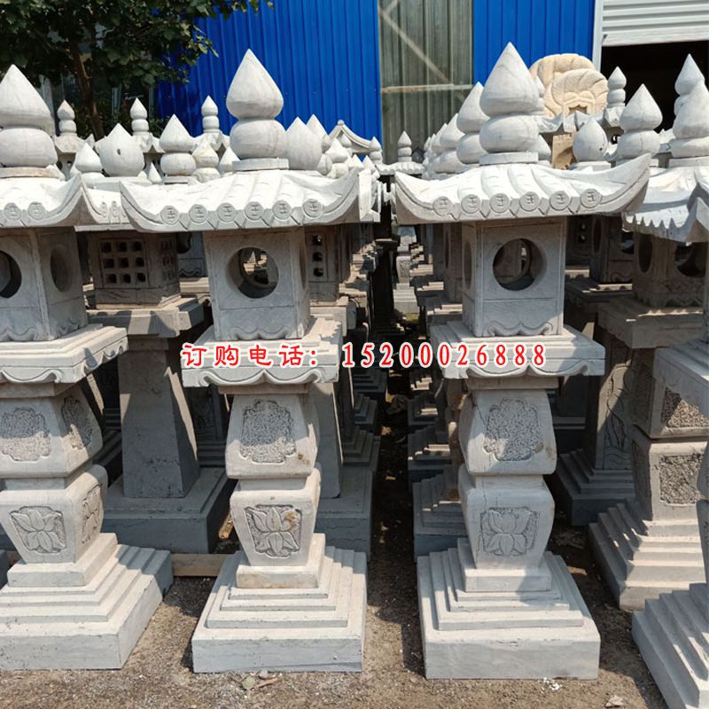 公园仿古石灯 石雕宫灯 (12)