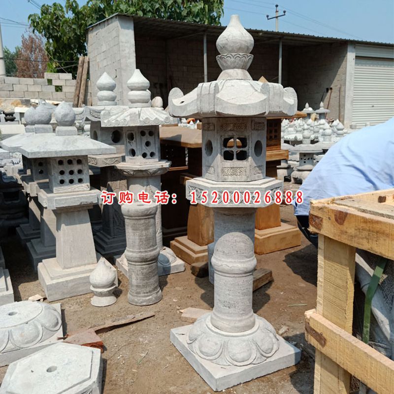 公园仿古石灯 石雕小区宫灯3