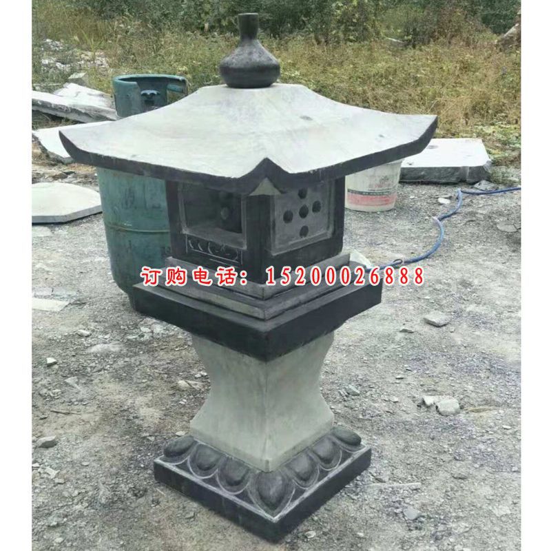 公园石雕宫灯 大理石灯11