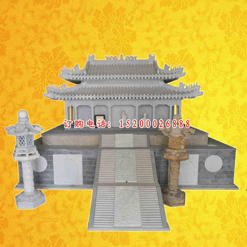 古代宫殿石雕，大理石景观雕塑