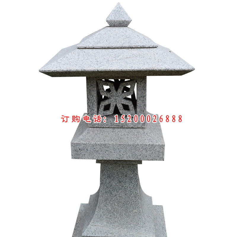 青石宫灯  石雕庭院景观雕塑