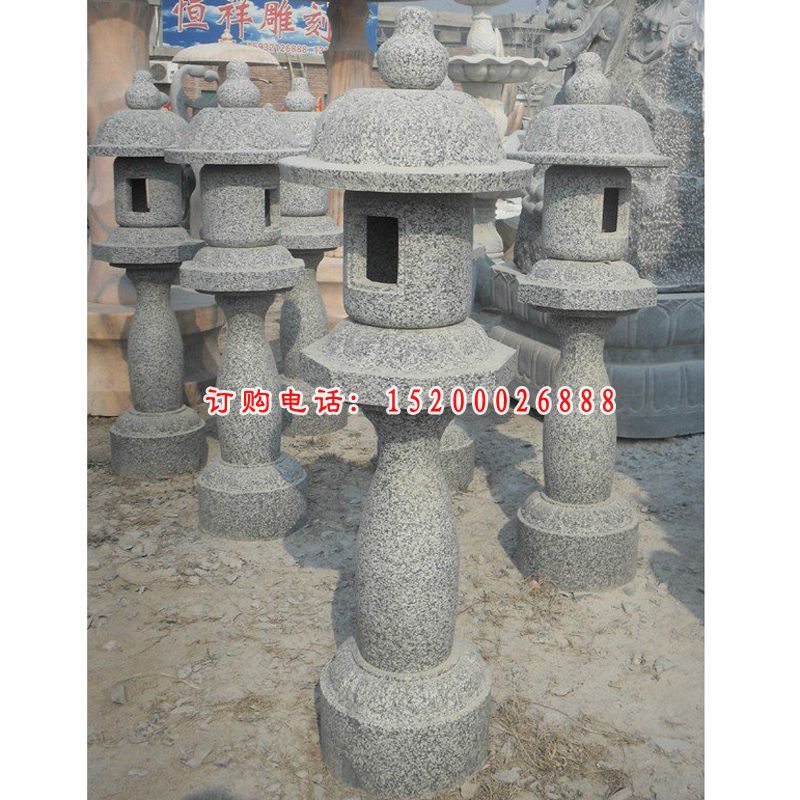 石灯，大理石灯雕塑，公园石灯雕塑