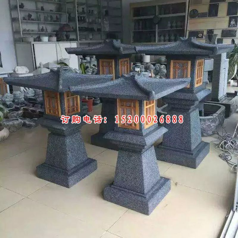石灯，大理石石灯，公园石灯 (2)