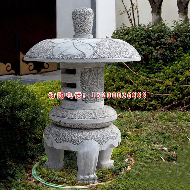 石灯雕塑，园林景观雕塑